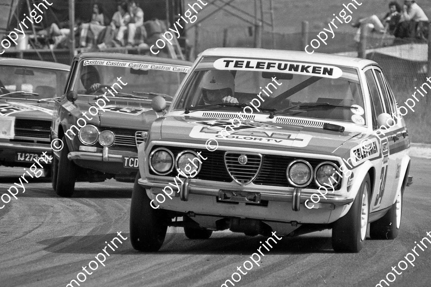 1976 Wynns 43 Alfa Super Peter Schadlich Coenraad Spamer 34 Alfetta Louis Cloete Desire Wilson 543