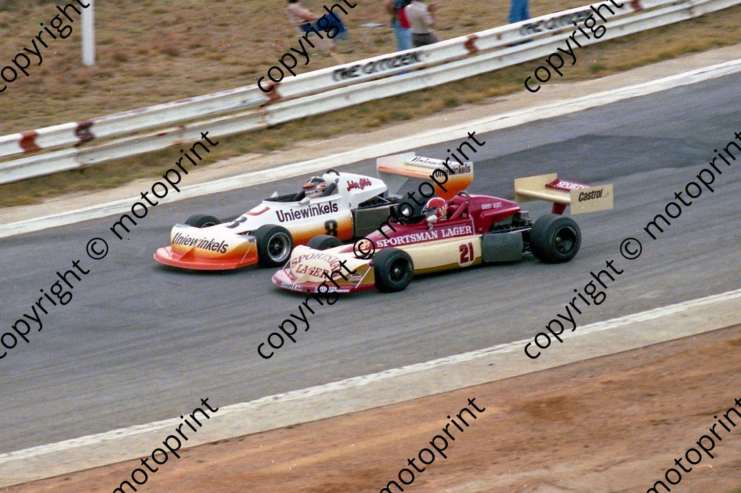 1977 Kya FA 8 John Gibb March 77B 21 Bobby Scott March 77B (Colin Watling Photographic) (15)