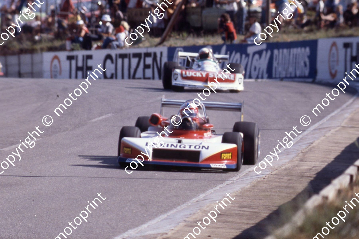 1978 Kya Rand Spring FA 1 Ian Scheckter March 78B 5 Tony Martin Chevron B34 217