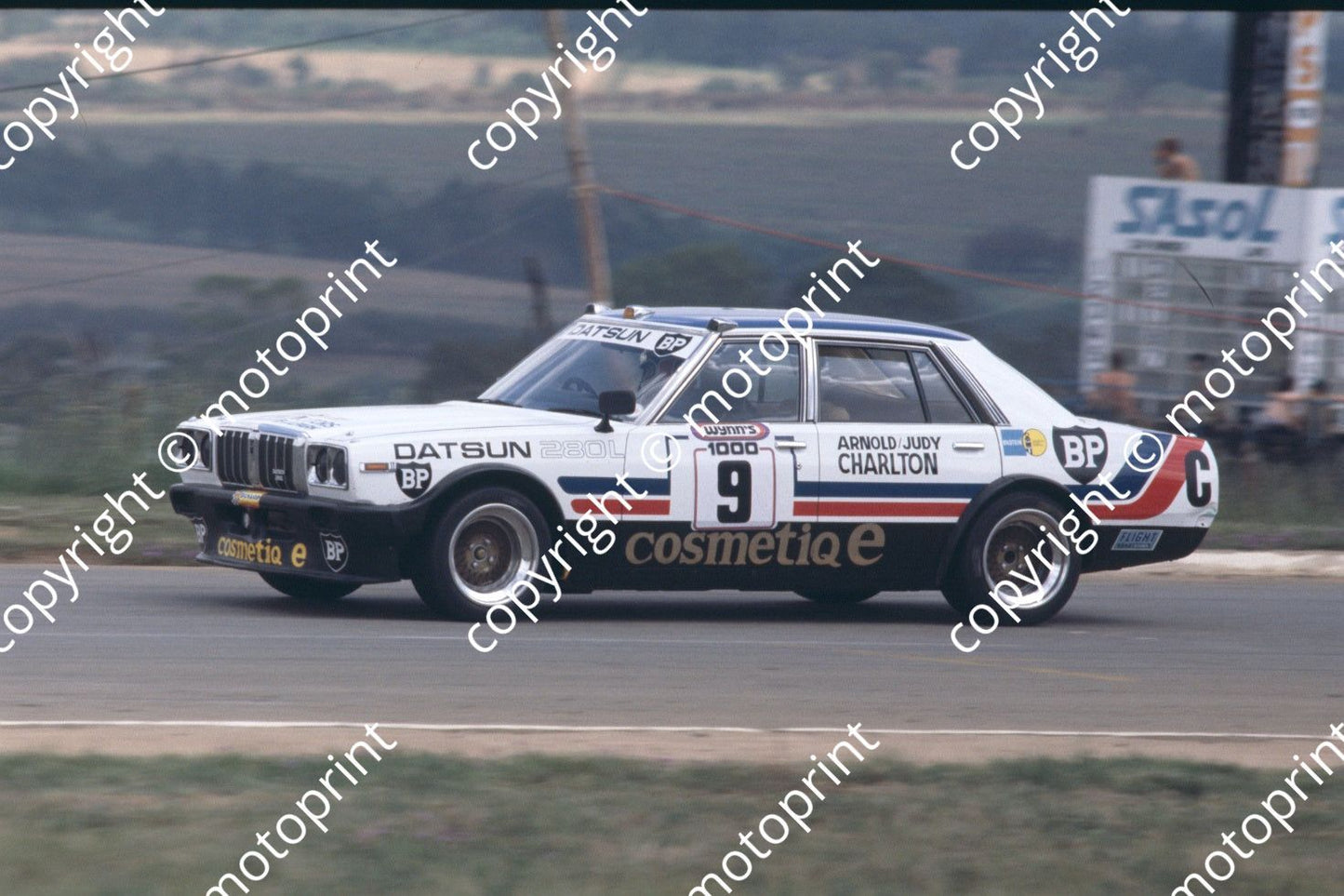 1978 Wynns 9 Arnold, Judy Charlton Datsun 280L (courtesy Roger Swan) (140)