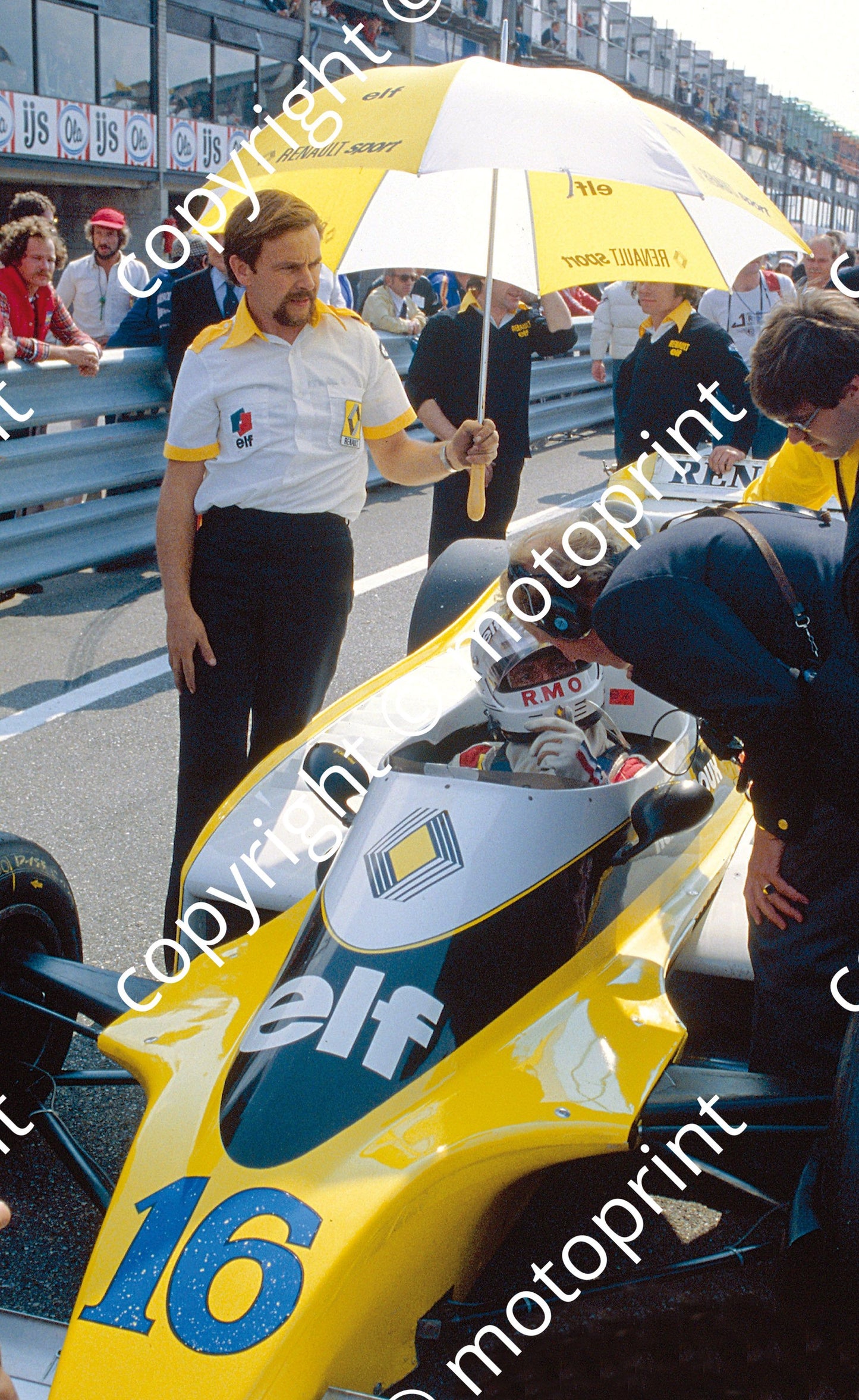 1979 French GP Rene Arnoux Renault