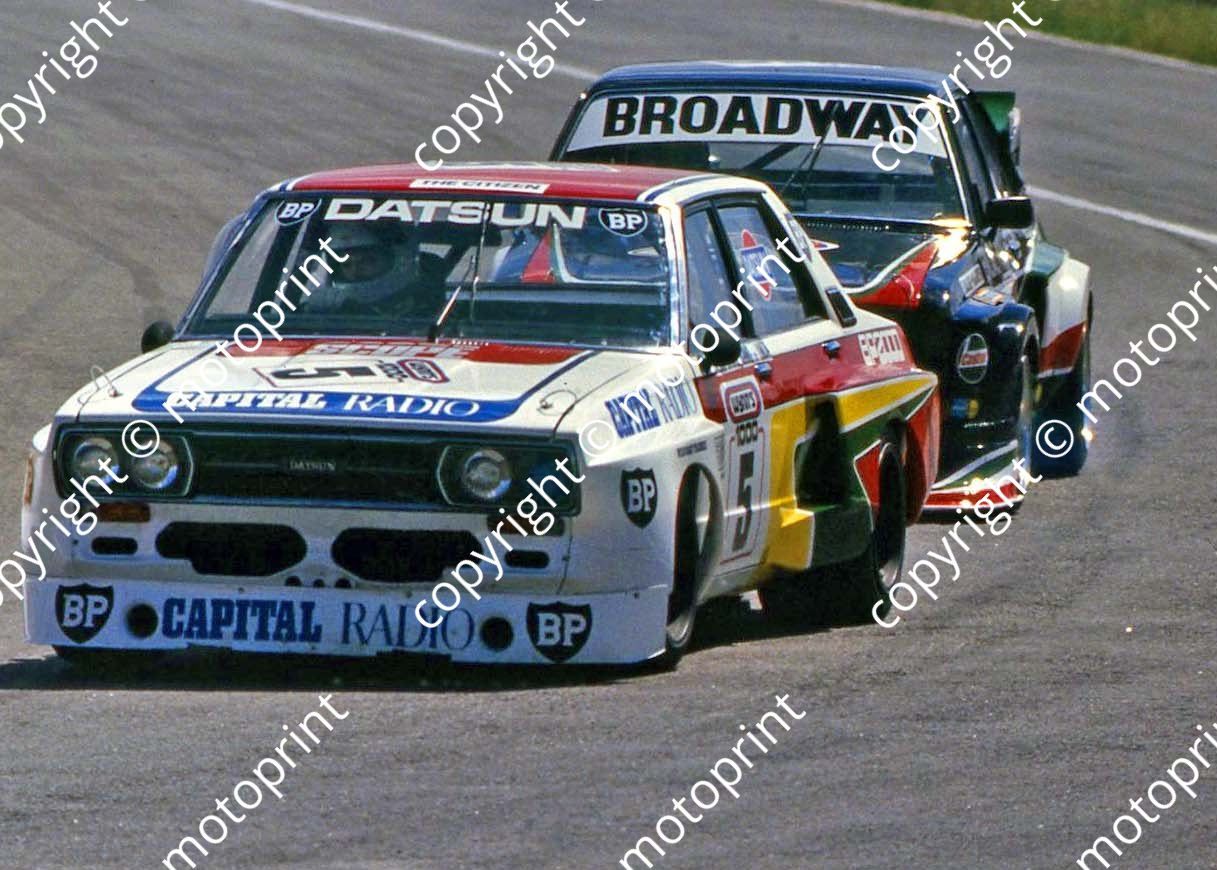 1979 Wynns 5 Datsun 1800 JSS Brian Cook, Hennie van Der Linde 6 Escort Billy Maloney Ronnie van Rooyen (courtesy Roger Swan) (1)