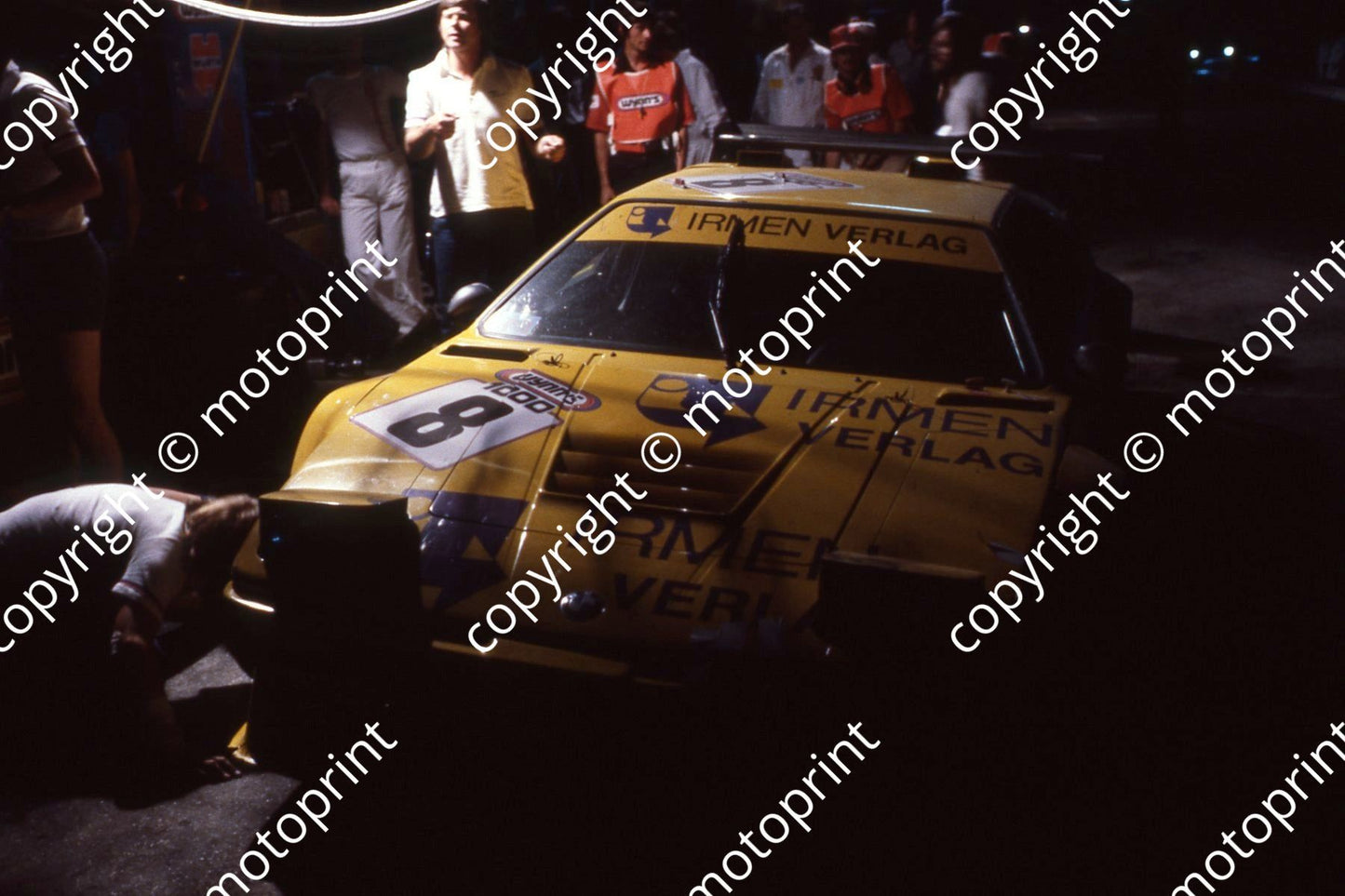 1979 Wynns 8 BMW M1 Hans Stuck Manfred Winkelhock night stop (courtesy Roger Swan) (7)