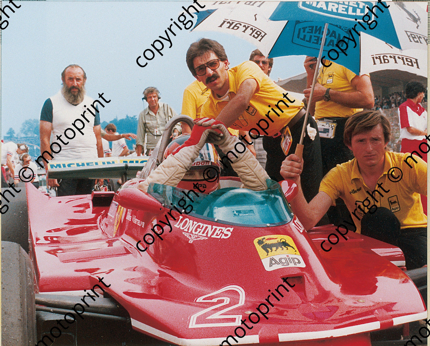 1980 Italian GP (Imola) Gilles Villeneuve Ferrari 312T5
