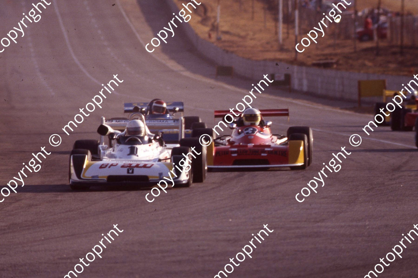 1980 Kya FA Silverton 200 1 Tony Martin Chevron B45 3 Peter Haller Chevron B34 6 Wayne Taylor March 77B (courtesy Roger Swan) 413 (2)