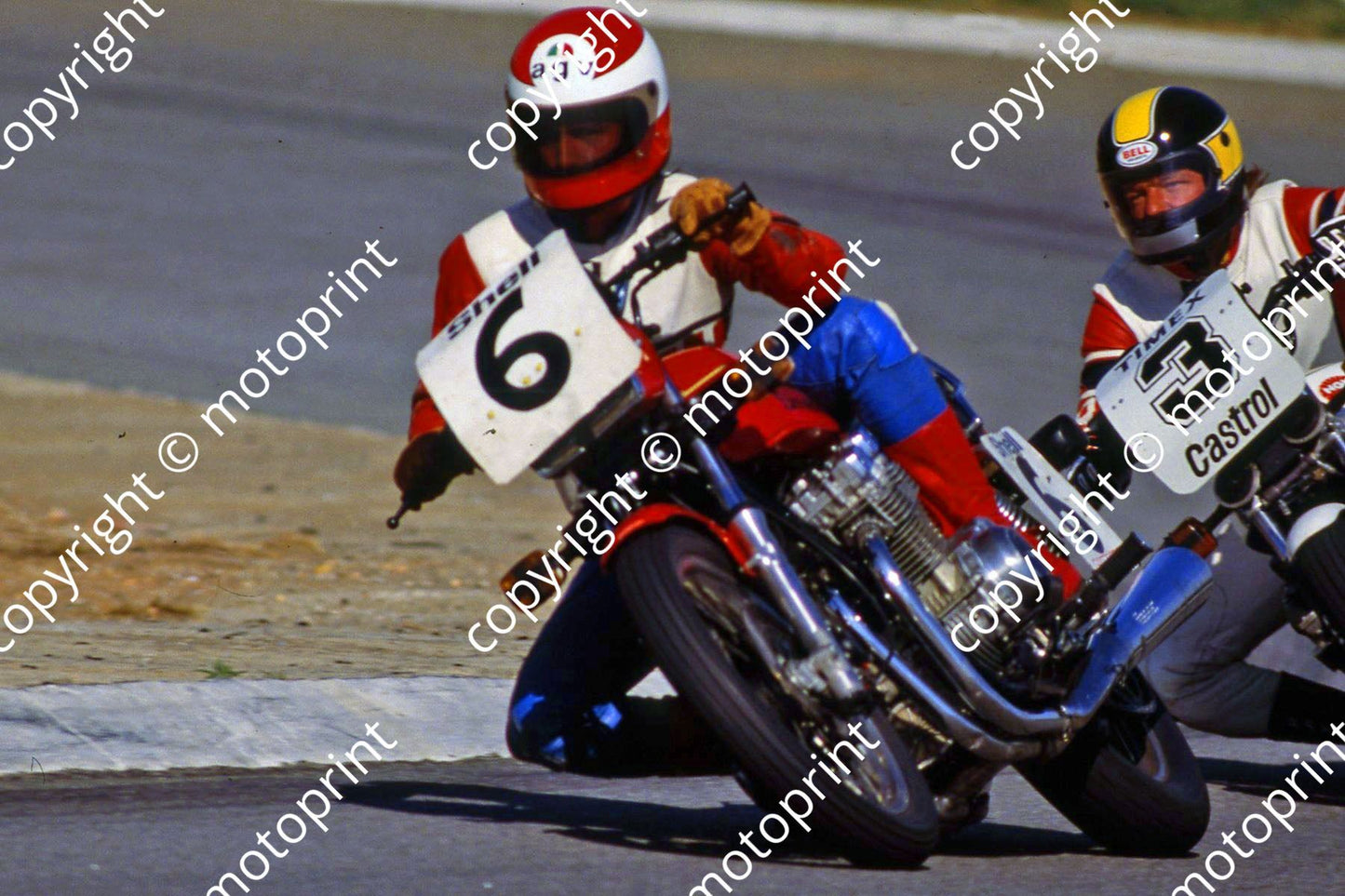 1980 Kya MC 6 Pierre Smuts Yamaha XS 1100 3 Rod Gray Honda CB900 check (permission Roger Swan)096