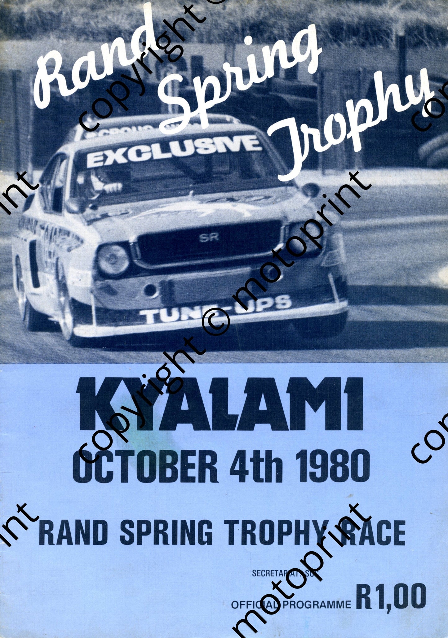 1980 Rand Spring; entry lists clubmans, classic cars, FF, FV, Gp1, Formula SA, superbikes, Mnf Chall, Star mod 001