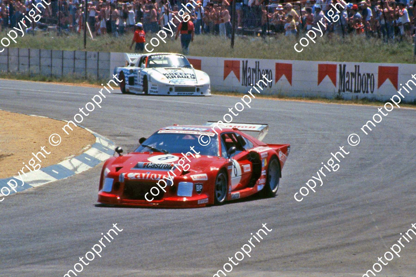 1981 9 Hr 8 Martino Finotto, Carlo Facetti Ferrari 308 (Colin Watling Photographic) (16)