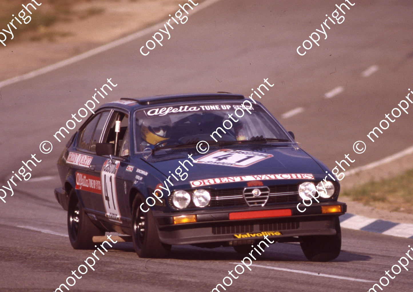 1981 9 hr 41 Giuliano Verolini, Tony Boncompagni, Eddie Ruiz Alfa GTV (courtesy Roger Swan) (116)