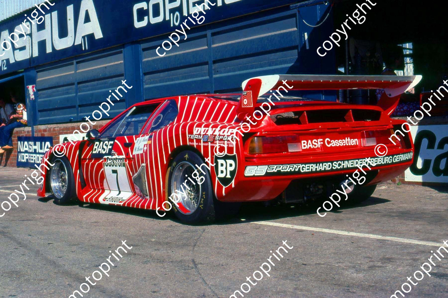 1981 9 hr 7 BMW M1 Hans Stuck, Walter Brun (Colin Watling Photographic) (5)