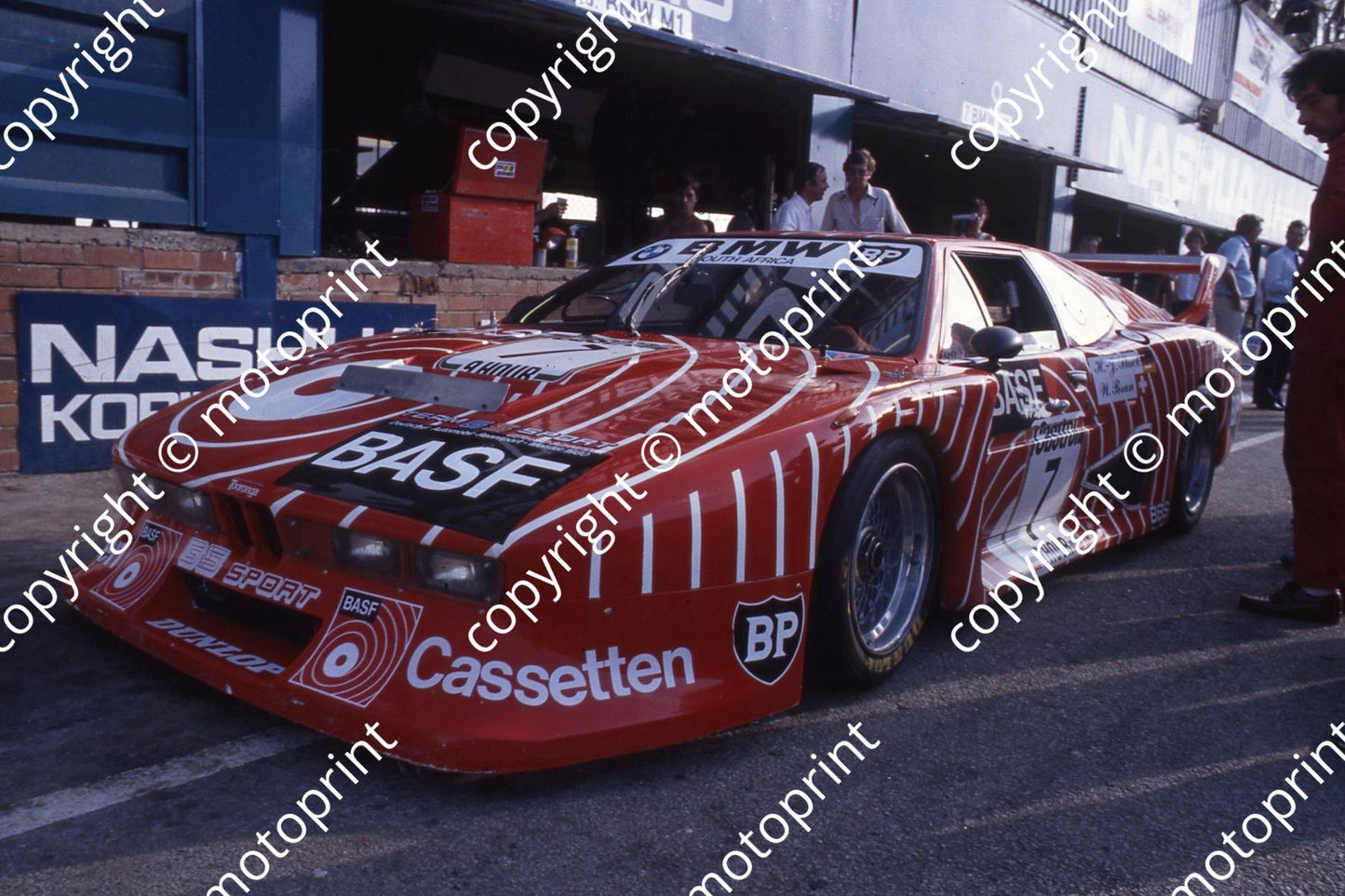 1981 9 hr 7 Hans Stuck Walter Brun BMW M1 (courtesy Roger Swan) (2)