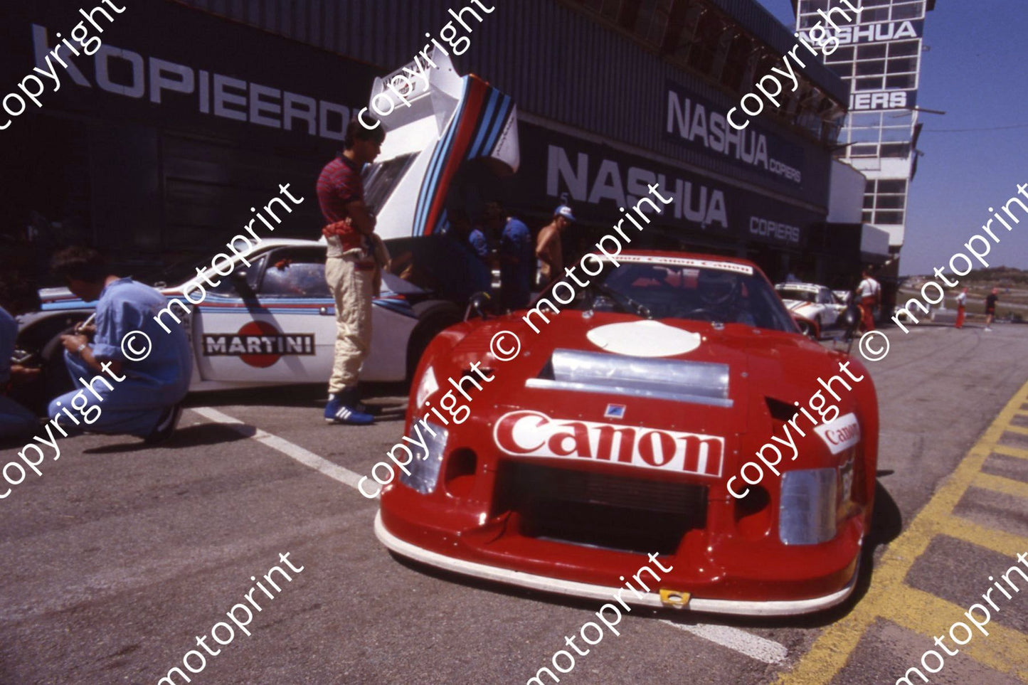 1981 9 hr 8 Ferrari 308 Martino Finotto, Carlo Facetti (courtesy Roger Swan) (1)