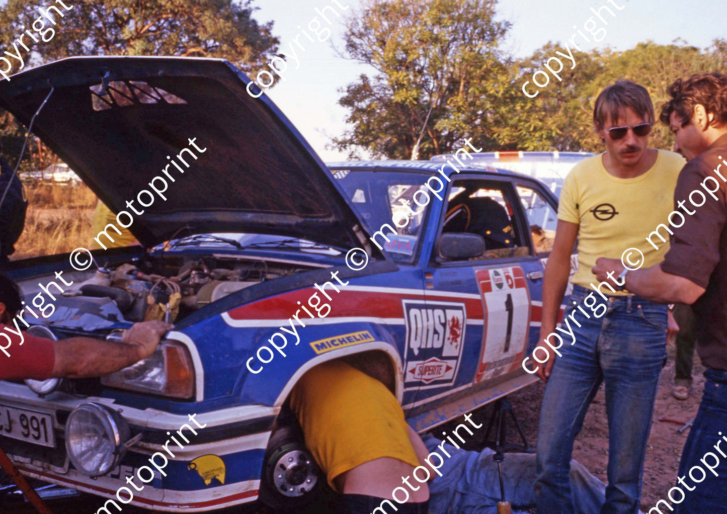 1981 Castrol Radio 5 1 Jochi Kleint, Gunther Wanger Opel (courtesy Roger Swan) (6)