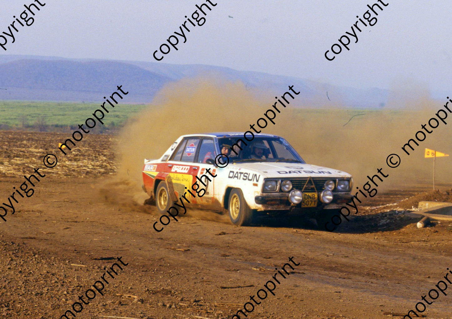 1981 Castrol Radio 5 2 Tony Pond, Richard Leeke Datsun Stanza (courtesy Roger Swan) (1)