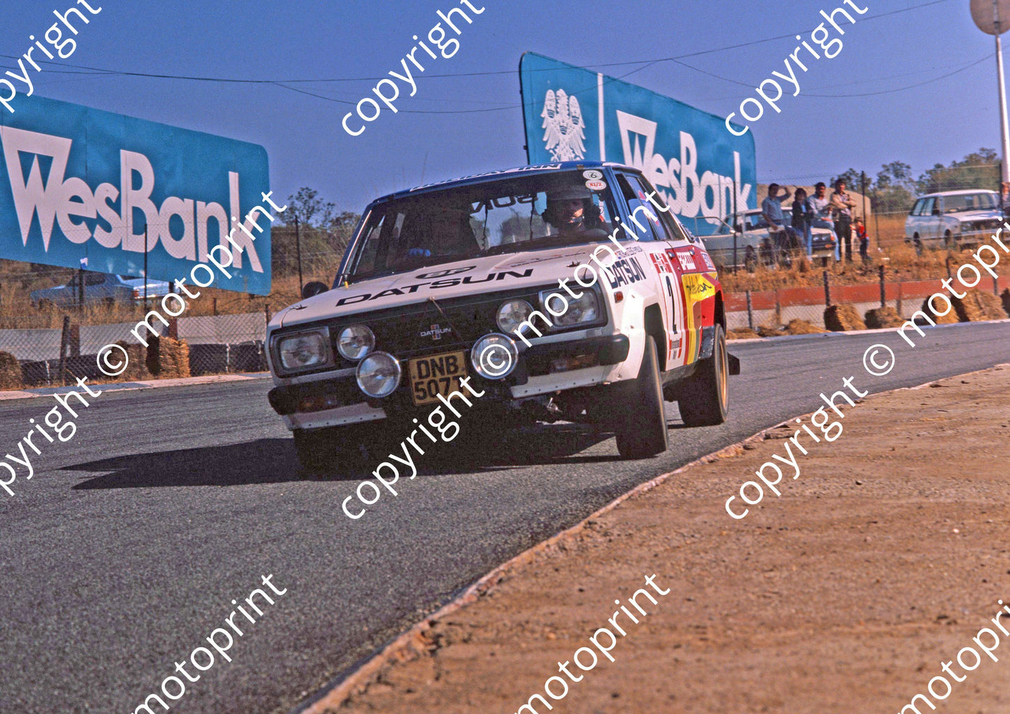 1981 Castrol Radio 5 2 Tony Pond, Richard Leeke Datsun Stanza (courtesy Roger Swan) (4)
