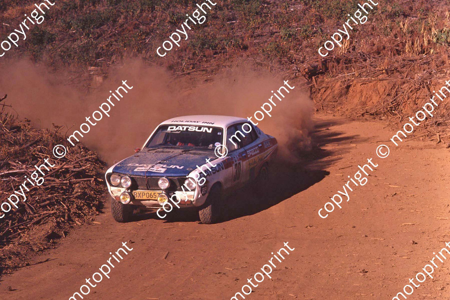 1981 Castrol Radio 5 30 P Baragwanath, Trollip Datsun 160Y (courtesy Roger Swan) (12)