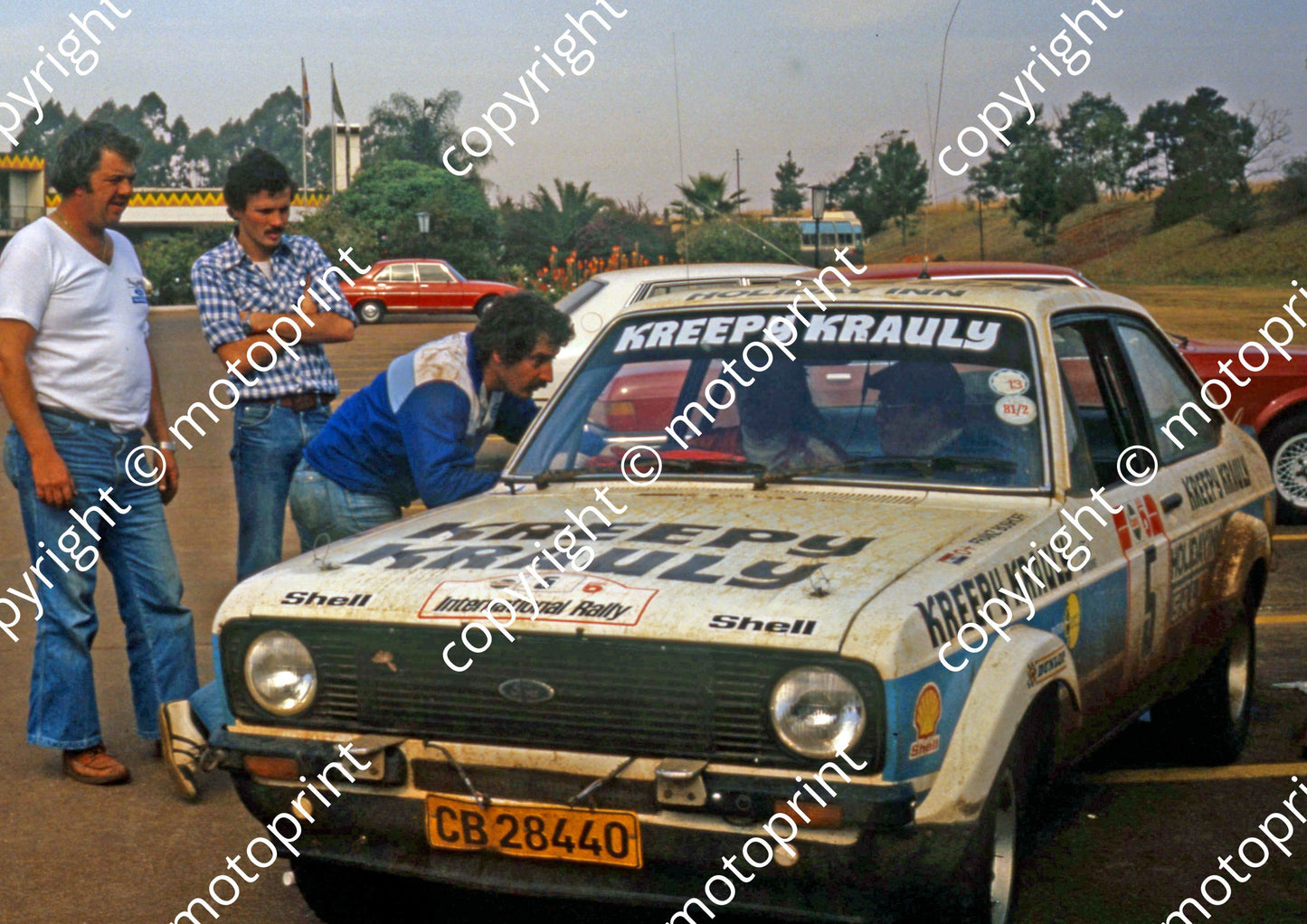 1981 Castrol Radio 5 5 Andrew Cave,Sarel van der Merwe, Franz Boshoff Escort (R Swan)