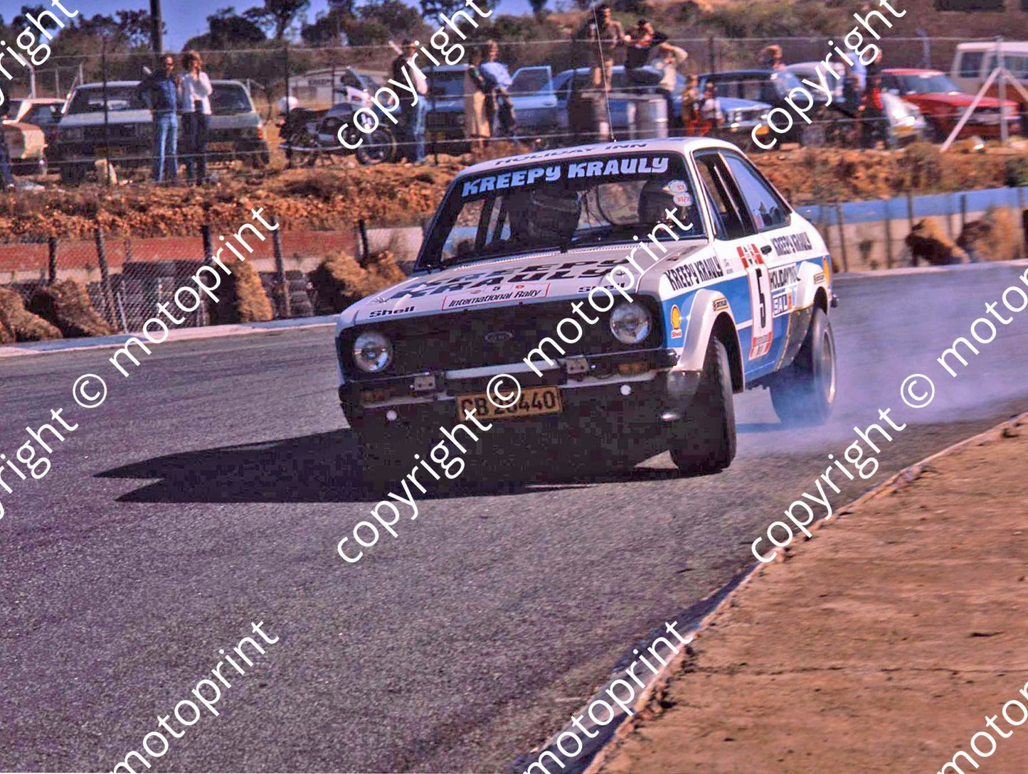 1981 Castrol Radio 5 5 Sarel van der Merwe, Franz Boshoff Escort (courtesy Roger Swan) (1)