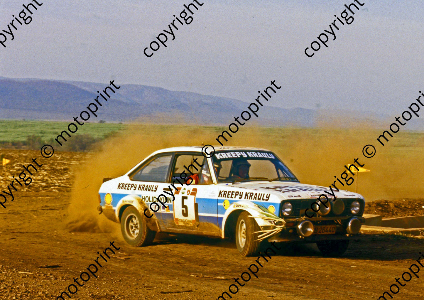 1981 Castrol Radio 5 5 Sarel van der Merwe, Franz Boshoff Escort (courtesy Roger Swan) (7)