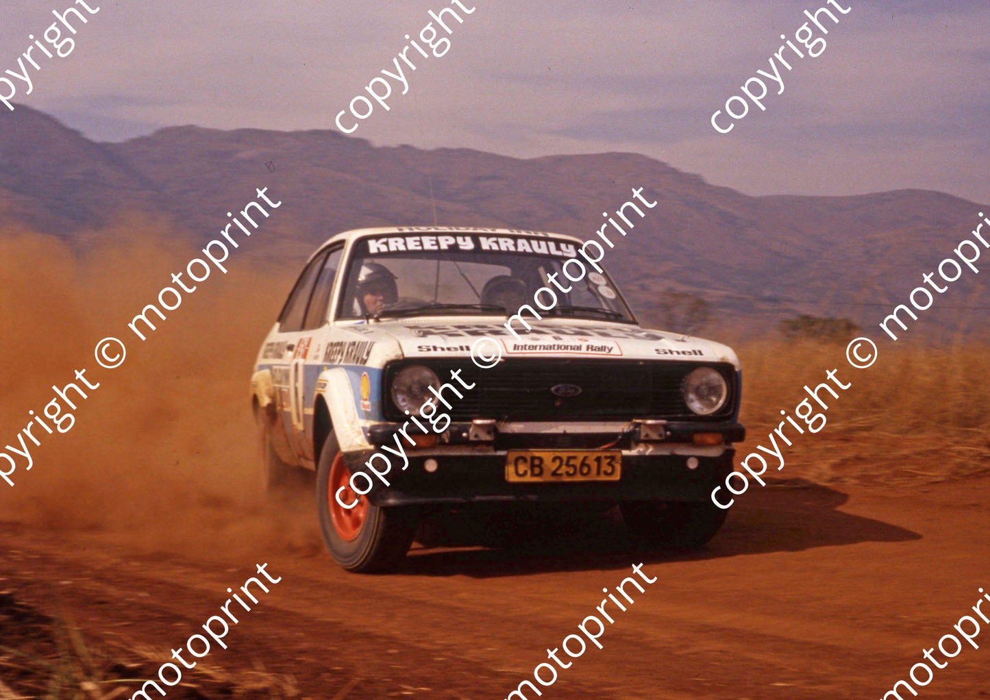 1981 Castrol Radio 5 6 Geoff Mortimer, Spotti Woodhead Escort (courtesy Roger Swan) (3)