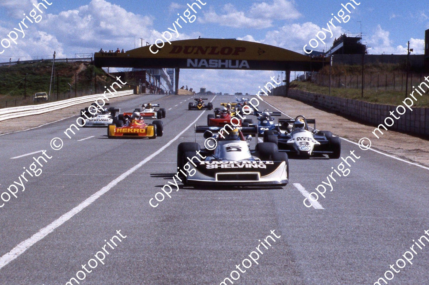 1981 FA Skyfrate parade a straight 5 W Taylor March 78, 1 T Martin Maurer 3 Tilanus Ralt (courtesy Roger Swan) (34)