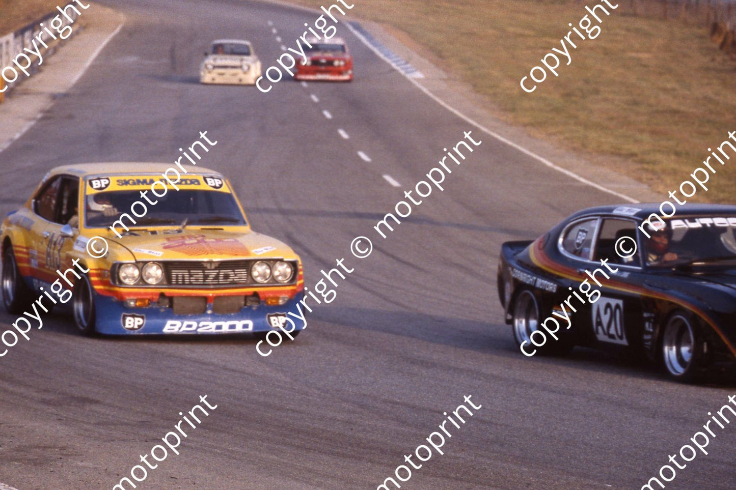 1981 Kya May Star prod A13 Paddy Driver Mazda A20 Hennie van der Linde Capri