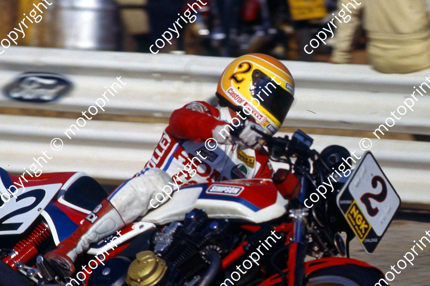 1981 MC Kya Speedo Intnl SBK challenge Dave Woolley Honda (permission Roger Swan) (9)