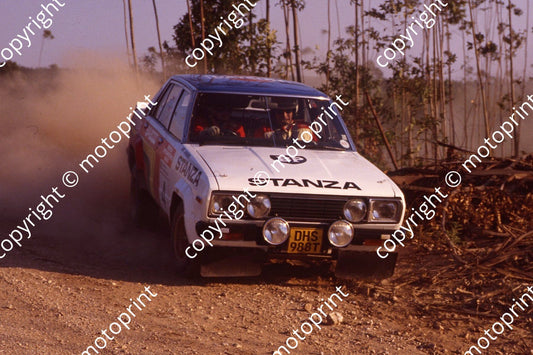 1981 Protea 4 Eric Sanders, Reg Ridden Datsun Stanza (courtesy Roger Swan) (1)