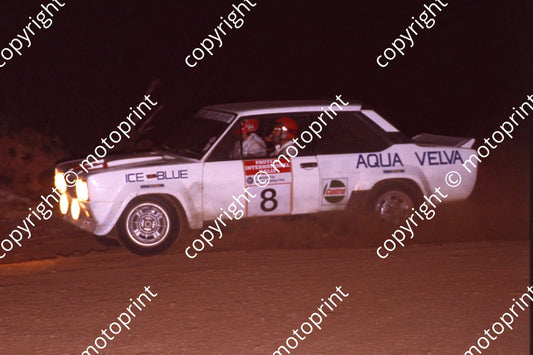 1981 Protea 8 Serge Damseaux, Alan Castley Fiat Abarth check (courtesy Roger Swan) (14)