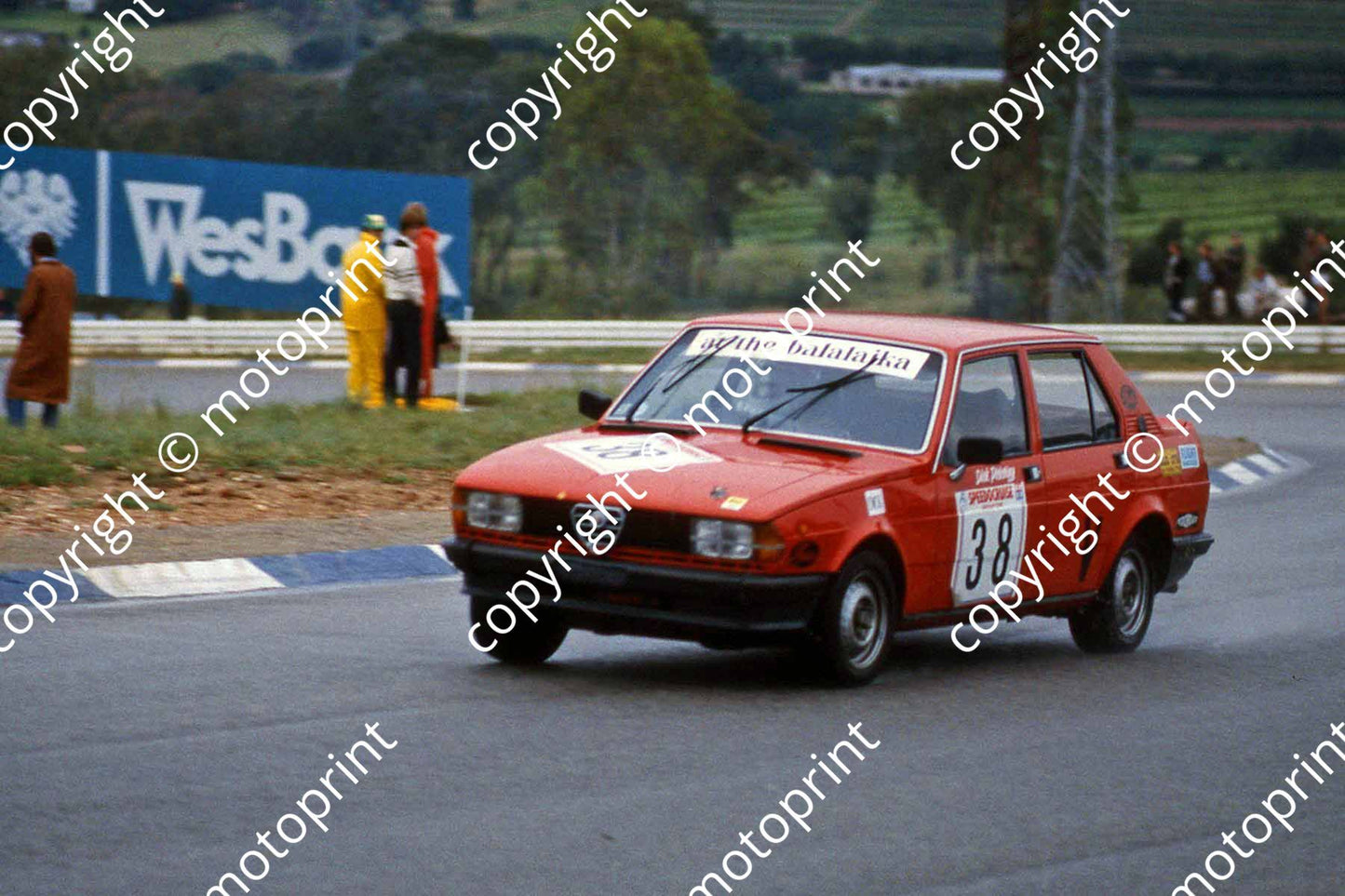 1981 SA GP support Gp 1 V38 Dick Pickering Alfa Guiletta (courtesy Roger Swan)