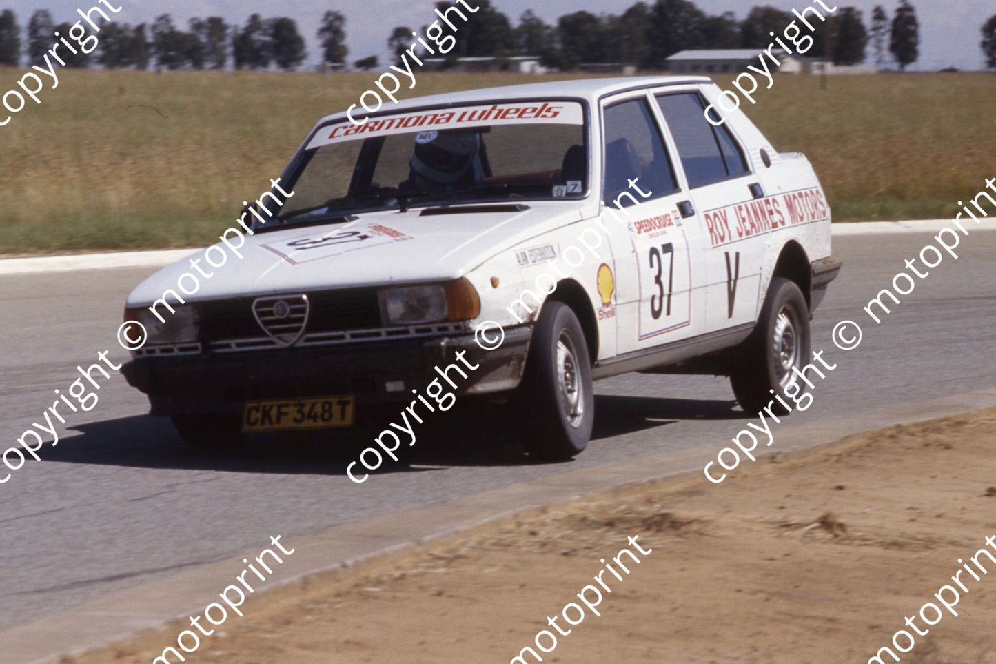 1981 Welkom Feb GP 1 V37 Alan Esterhuizen Alfa Guiletta (courtesy Roger Swan)