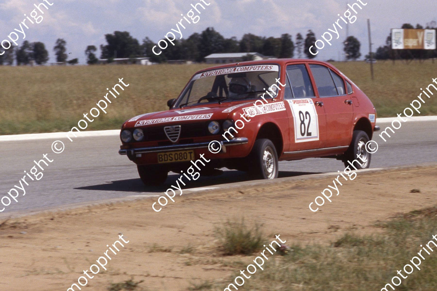 1981 Welkom Feb Gp 1 Y82 Charles Brittz Alfasud (courtesy Roger Swan)