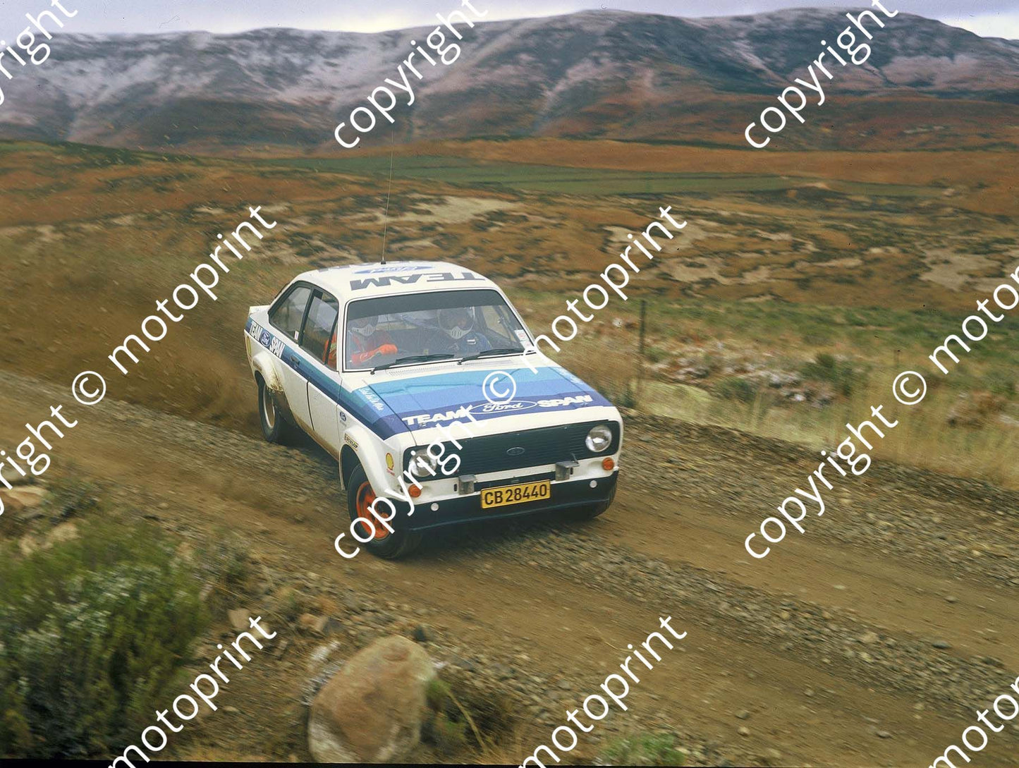 1982 Border Mtn Rally 1 Sarel van der Merwe, Franz Boshoff Escort (courtesy Roger Swan) (2)