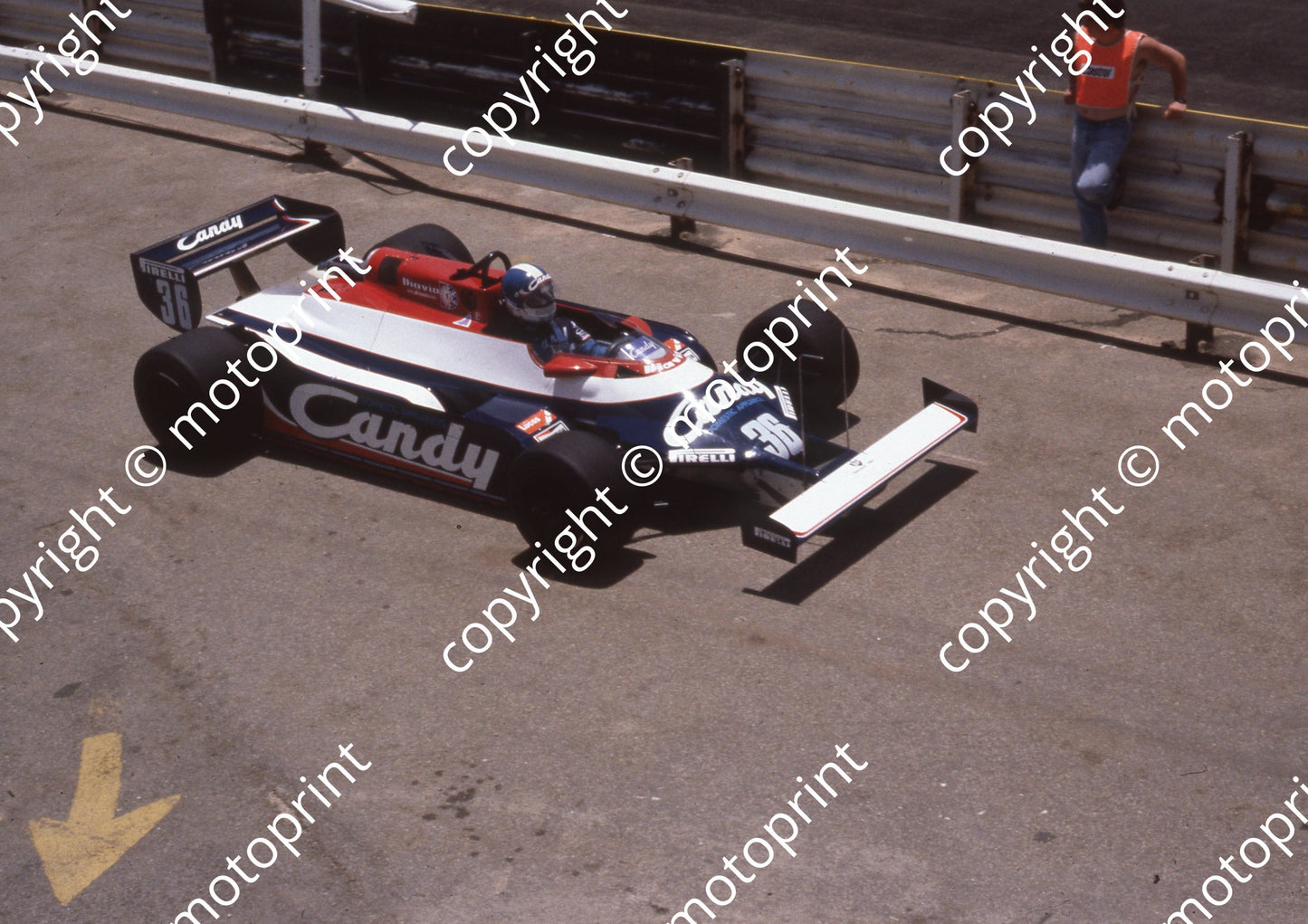 1982 SA GP 36 Corrado Fabi Toleman TG181C pre-race (Colin Watling Photographic) (31)
