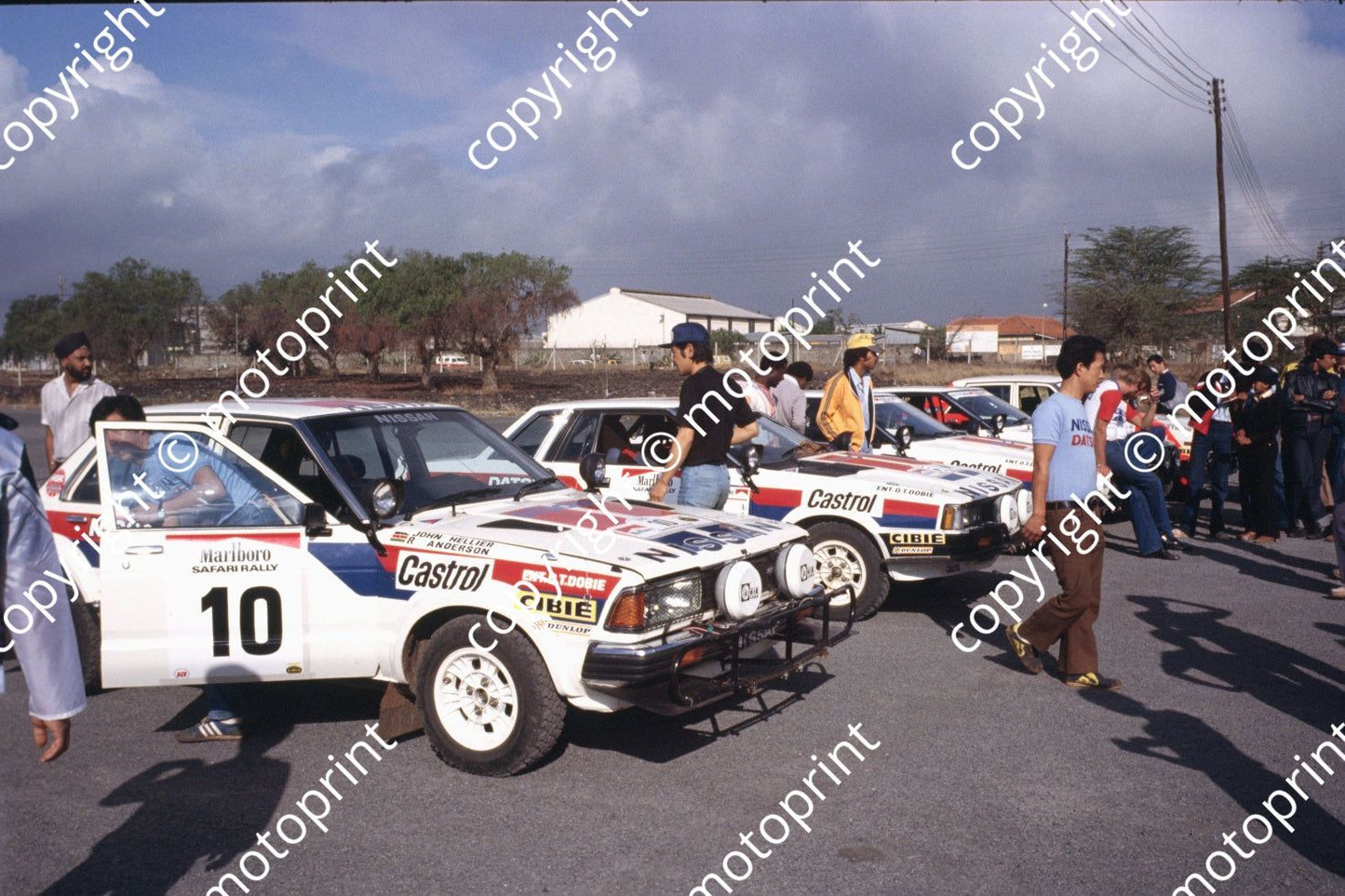 1982 Safari 10 Johnny Hellier, Rob Anderson Nissan Bluebird turbo (courtesy Roger Swan) (2)