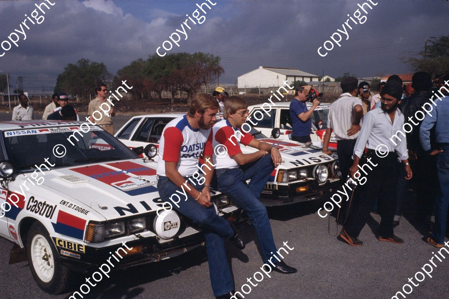 1982 Safari 3 Timo Salonen, Seppo Harjanne Nissan Violet GTS (courtesy Roger Swan) (1)