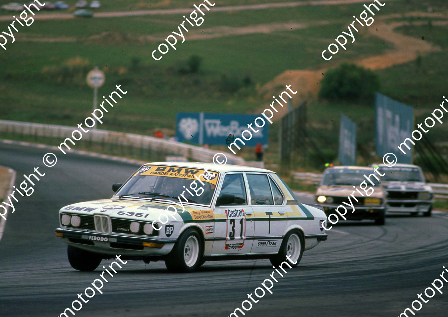 1982 9 hr 31 Tony Viana, Dave Charlton BMW535i  (Colin Watling Photographic) (1)