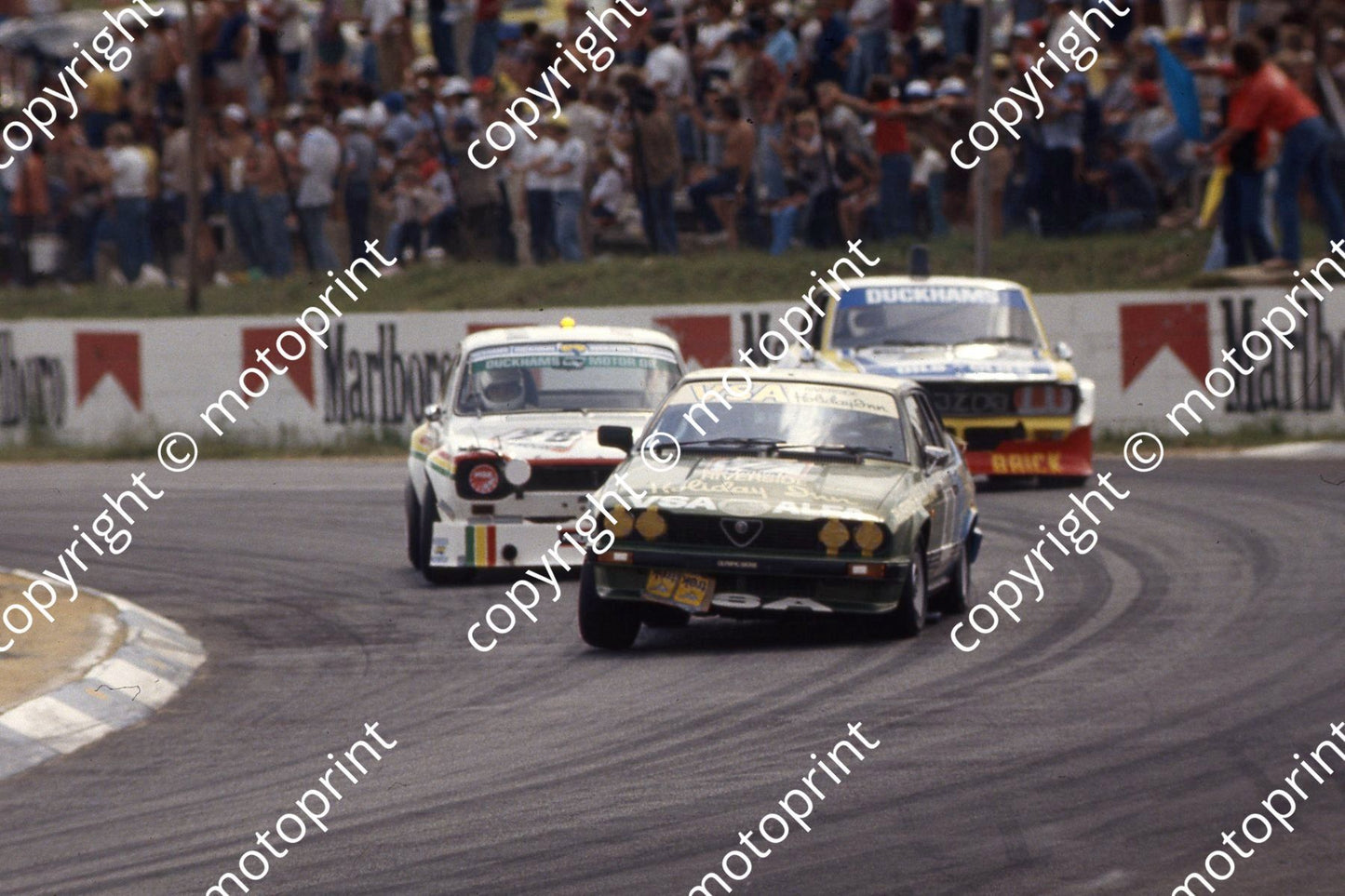1982 Kya 9 hr 40 Maurizio Bianco, Serge Damseaux Alfa GTV6, 28 Pat Duckham Meredith Willis Escort (courtesy Roger Swan) (32)