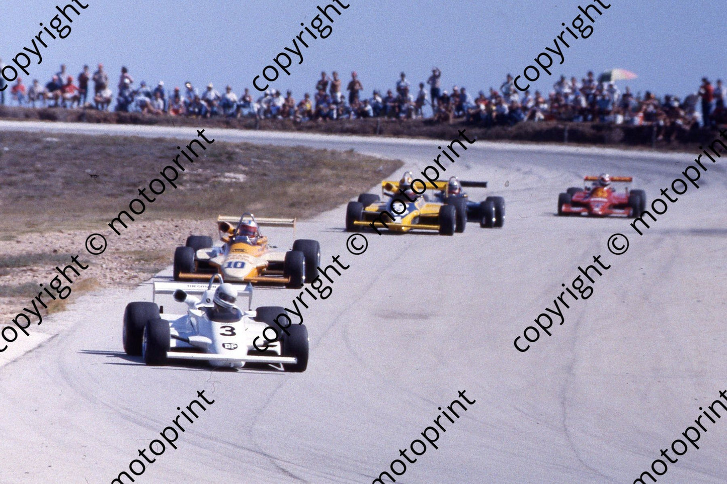 1983 Aldo 3 Martin 10 Scheckter 4 Tilanus 1 Duxbury 7 Taylor (courtesy Roger Swan