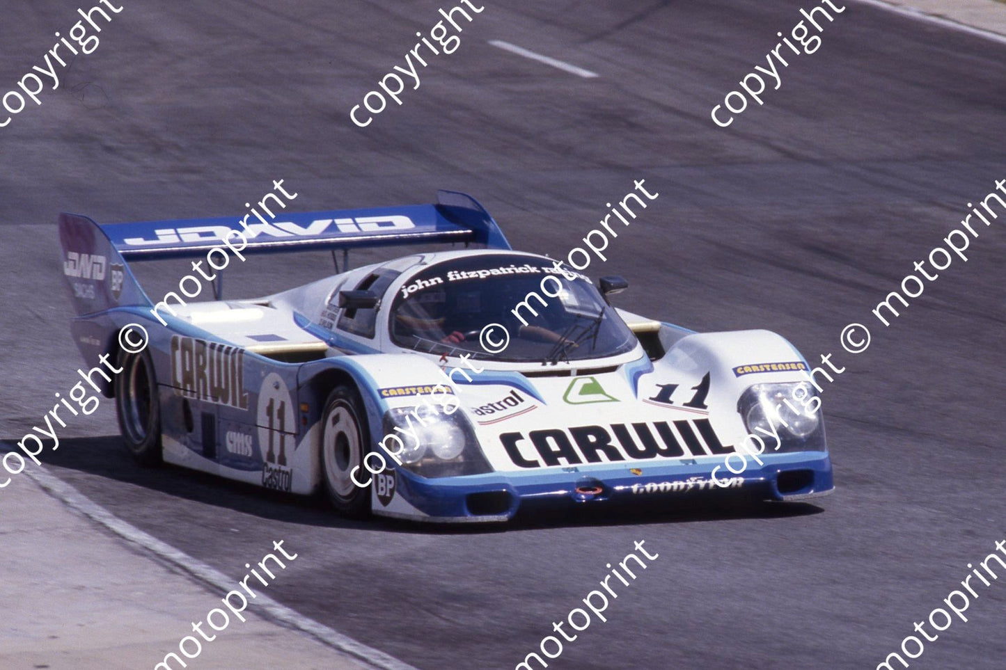 1983 Castrol 1000 11 Thierry Boutsen David Hobbs Desire Wilson Porsche 956 (courtesy Roger Swan) 321 (4)