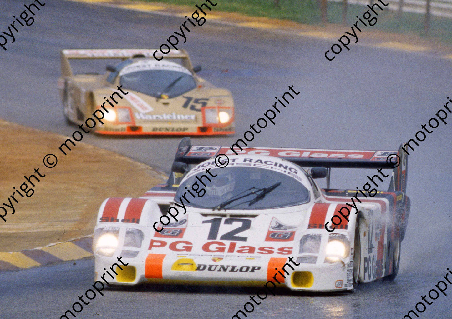 1983 Castrol 1000 12 rain Dieter Schornstein _Winter_ Porsche 956 scanned 20x30cm size (courtesy Roger Swan)