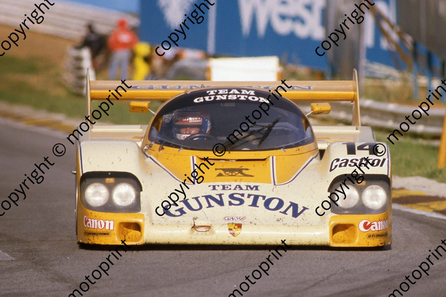 1983 Castrol 1000 14 Jan Lammers, Jonathan Palmer Porsche 956 (courtesy Roger Swan) (28)