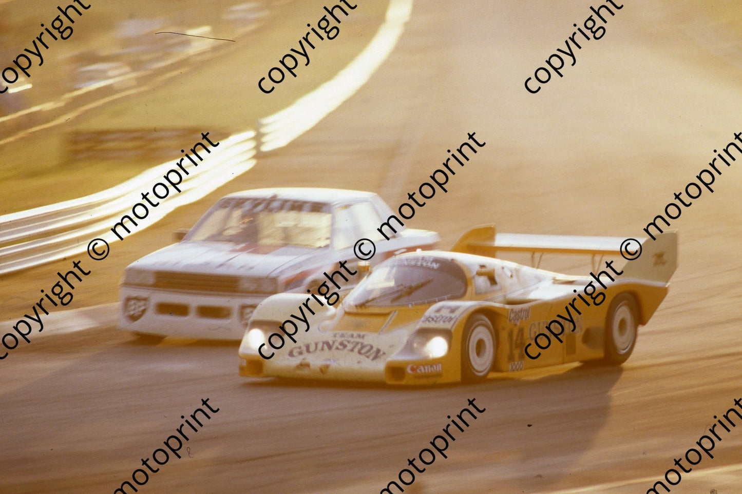 1983 Castrol 1000 14 dusk Palmer Lammers Porsche 956 (courtesy Roger Swan) (2)