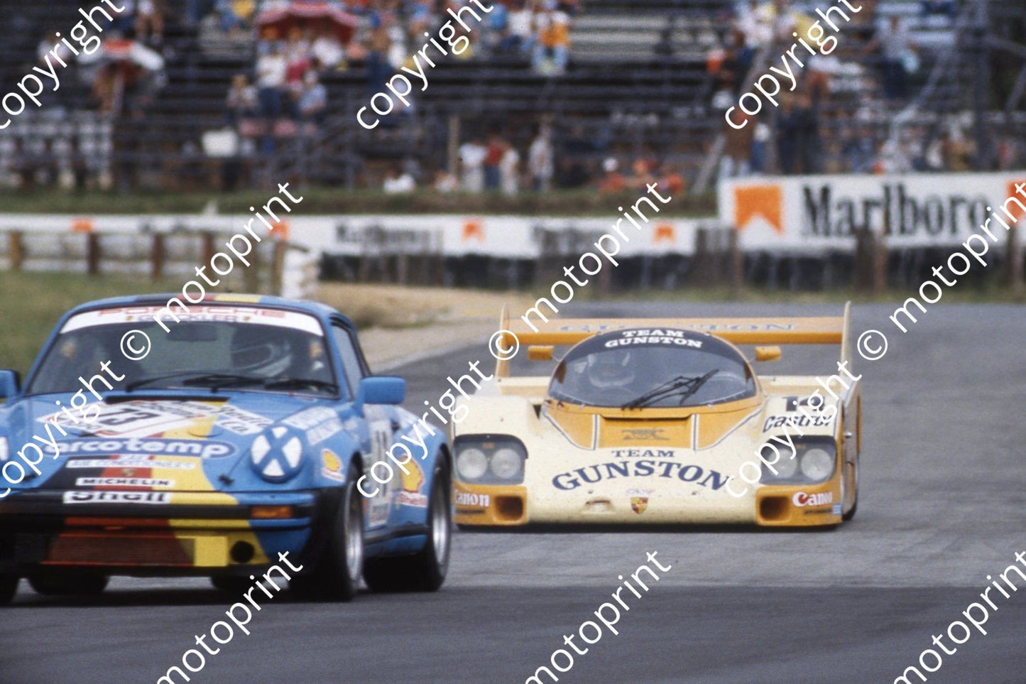 1983 Castrol 1000 14 rain Jan Lammers, Jonathan Palmer Porsche 956 (courtesy Roger Swan) (8)