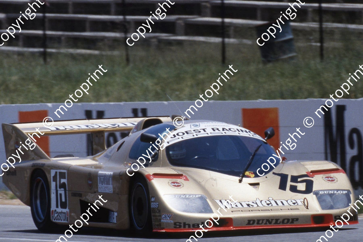 1983 Castrol 1000 15 Siggi Brun, Leopold van Bayern, Klaus Grogor Porsche 936 (courtesy Roger Swan) (5)