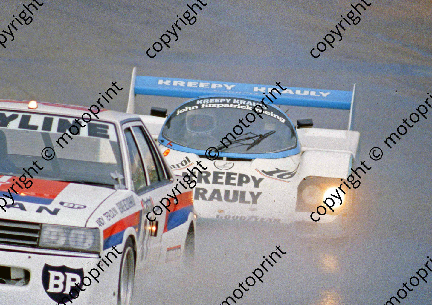 1983 Castrol 1000 16 rain Sarel van der Merwe Graham Duxbury Tony Martin Porsche 956 scanned 20x30cm size (courtesy Roger Swan) (1)