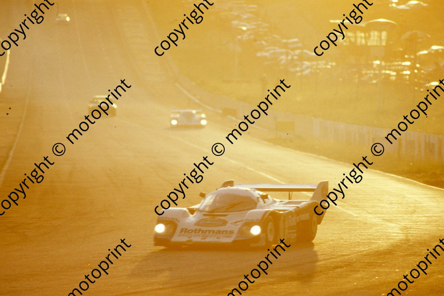 1983 Castrol 1000 1 Jacky Ickx Jochen Mass Porsche 956 dusk (courtesy Roger Swan) (1)