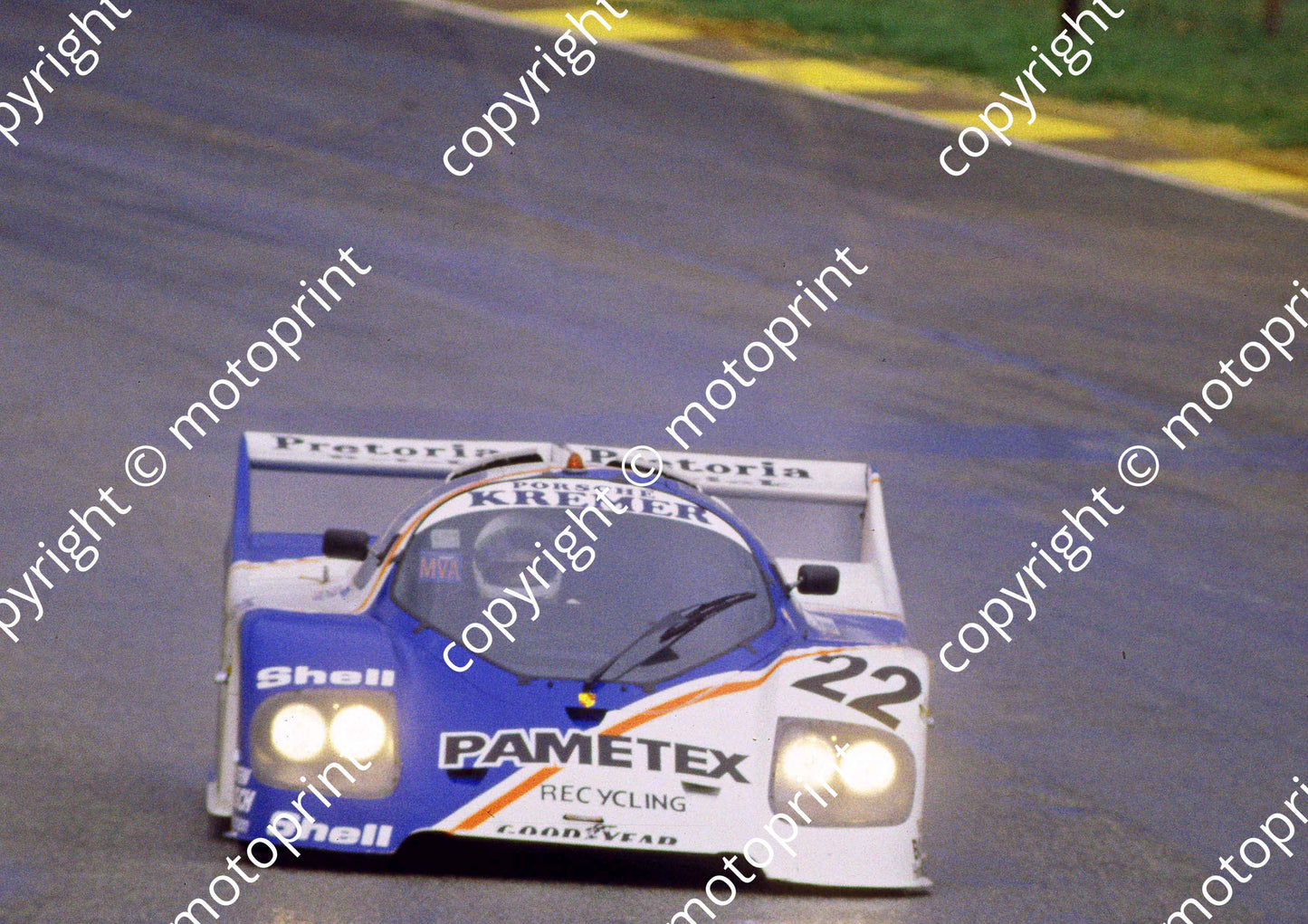 1983 Castrol 1000 22 George Fouche Kees Kroesemeijer Frans Konrad Kremer CK5 Porsche scanned 20x30cm size (courtesy Roger Swan)
