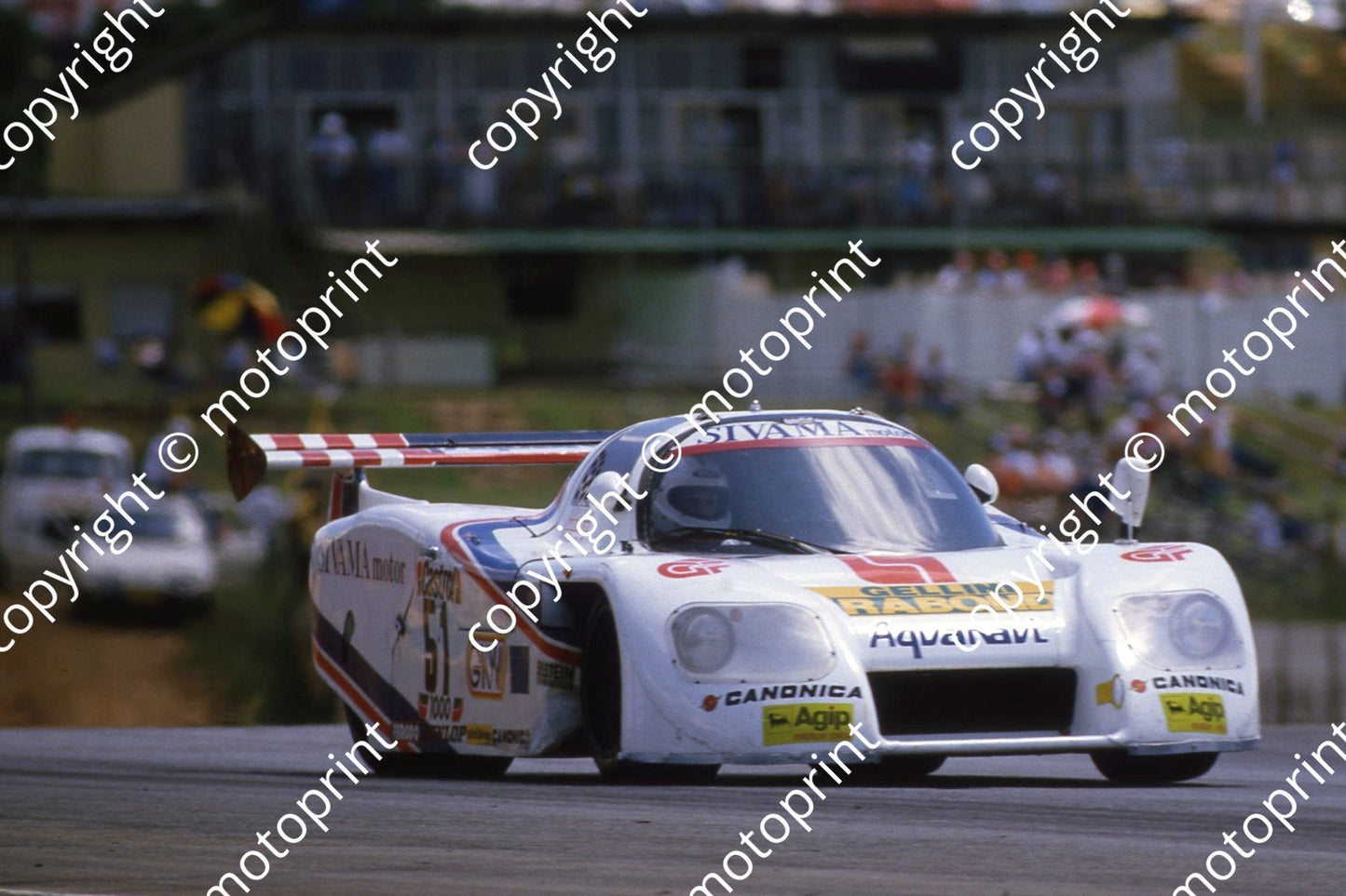 1983 Castrol 1000 51 M Gellini, M Radicella Lancia LC1 (courtesy Roger Swan) (1)