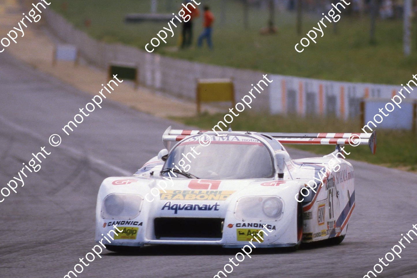 1983 Castrol 1000 51 M Gellini, M Radicella Lancia LC1 (courtesy Roger Swan) (5)